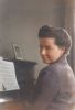 Jean Topping at the piano in 1954.
